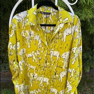 Zara Beautiful top with elephants